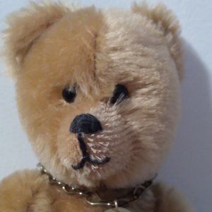 Vintage cm Bears Gold Teddy Bear Mohair Jointed Glass Eyes 30/500 "Bare Bear"